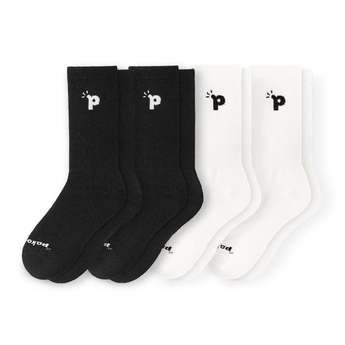 Laden Sie das Bild in den Galerie-Viewer, 4er Pack - pakopako Crew Socken Männer