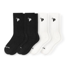 Laden Sie das Bild in den Galerie-Viewer, 4er Pack - pakopako Crew Socken Männer