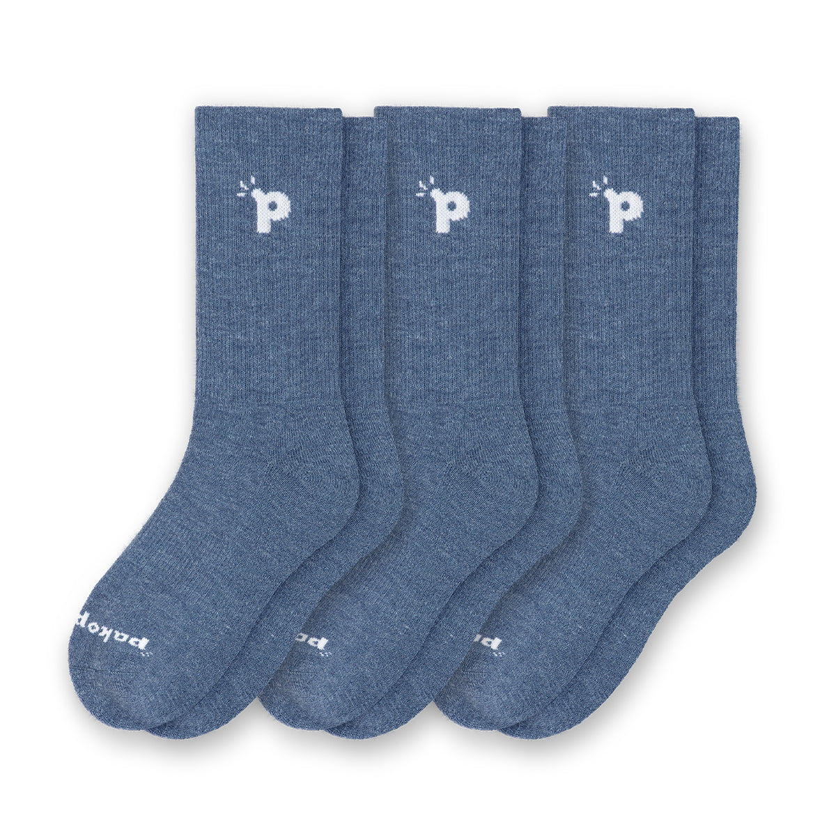 Laden Sie das Bild in den Galerie-Viewer, 3er Pack - pakopako Crew Socken Männer