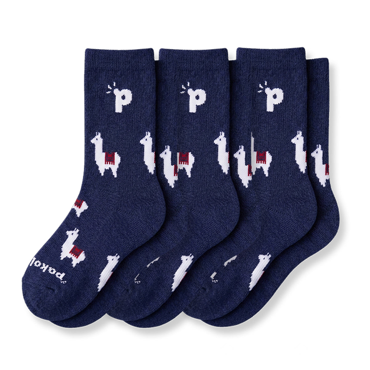 Laden Sie das Bild in den Galerie-Viewer, 3er Pack - pakopako Alpaka Crew Socken Frauen pakopako