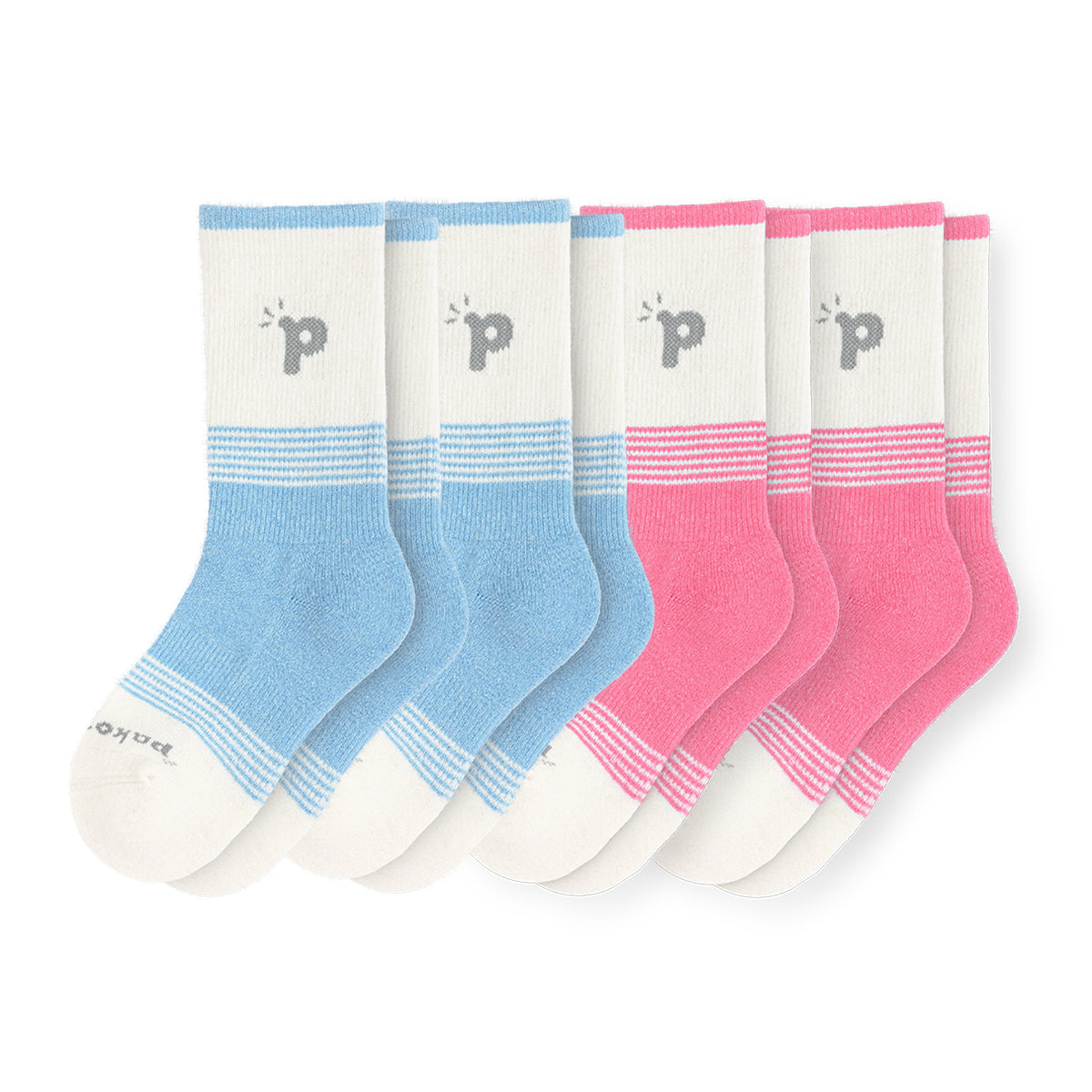 Laden Sie das Bild in den Galerie-Viewer, 4er Pack - pakopako Crew Socken Frauen