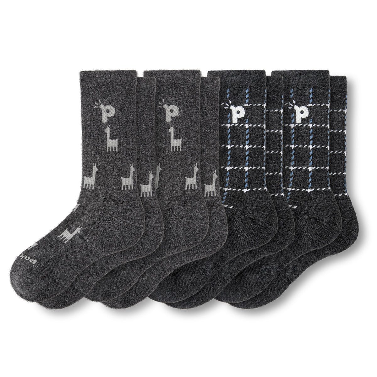 Laden Sie das Bild in den Galerie-Viewer, 4er Pack - pakopako Crew Socken Männer