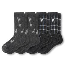 Laden Sie das Bild in den Galerie-Viewer, 4er Pack - pakopako Crew Socken Männer