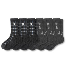 Laden Sie das Bild in den Galerie-Viewer, 6er Pack - pakopako Crew Socken Männer