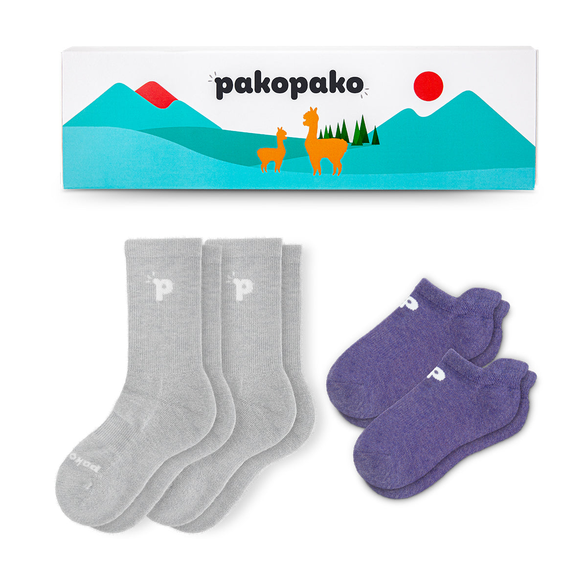 Laden Sie das Bild in den Galerie-Viewer, pakopako Alpakasocken Geschenkbox Frauen - pakopako