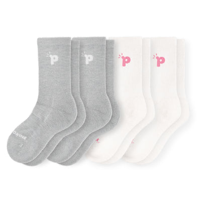 Laden Sie das Bild in den Galerie-Viewer, 4er Pack - pakopako Crew Socken Frauen - pakopako