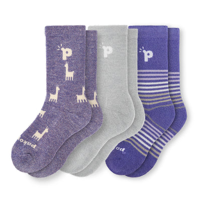 Laden Sie das Bild in den Galerie-Viewer, 3er Pack - pakopako Crew Socken Frauen - pakopako