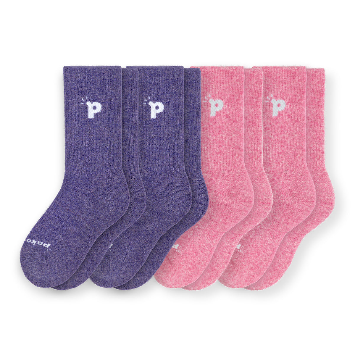 Laden Sie das Bild in den Galerie-Viewer, 4er Pack - pakopako Crew Socken Frauen - pakopako