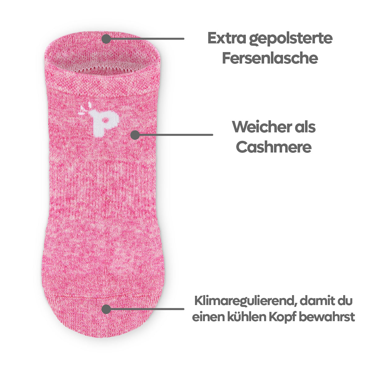 Laden Sie das Bild in den Galerie-Viewer, 4er Pack - pakopako Sneaker Socken Frauen