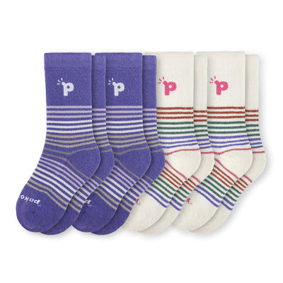 Laden Sie das Bild in den Galerie-Viewer, 4er Pack - pakopako Crew Socken Frauen - pakopako