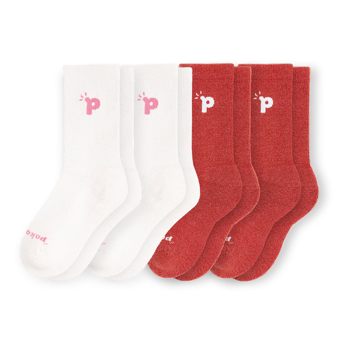 Laden Sie das Bild in den Galerie-Viewer, 4er Pack - pakopako Crew Socken Frauen