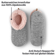 Laden Sie das Bild in den Galerie-Viewer, pakopako Alpaka Hausschuhe Gripper-Slipper™