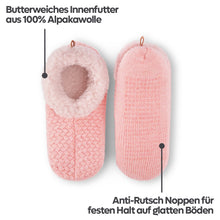 Laden Sie das Bild in den Galerie-Viewer, pakopako Alpaka Hausschuhe Gripper-Slipper™