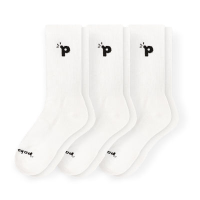 Laden Sie das Bild in den Galerie-Viewer, 3er Pack - pakopako Crew Socken Männer - pakopako