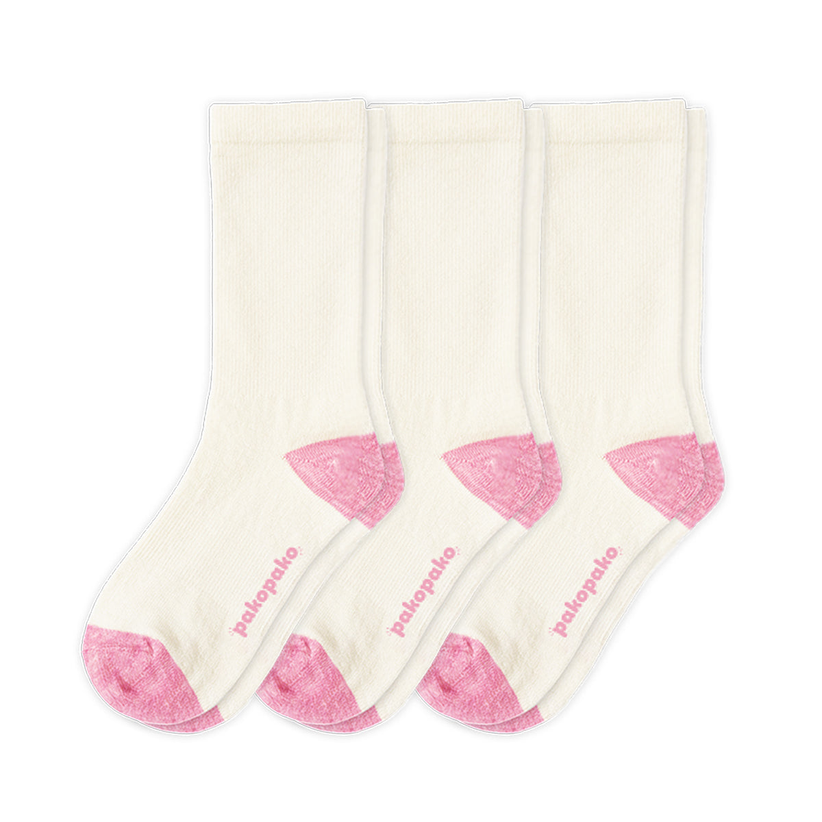 Laden Sie das Bild in den Galerie-Viewer, 3er Pack - pakopako Leichte Alpaka Crew Socken Frauen pakopako