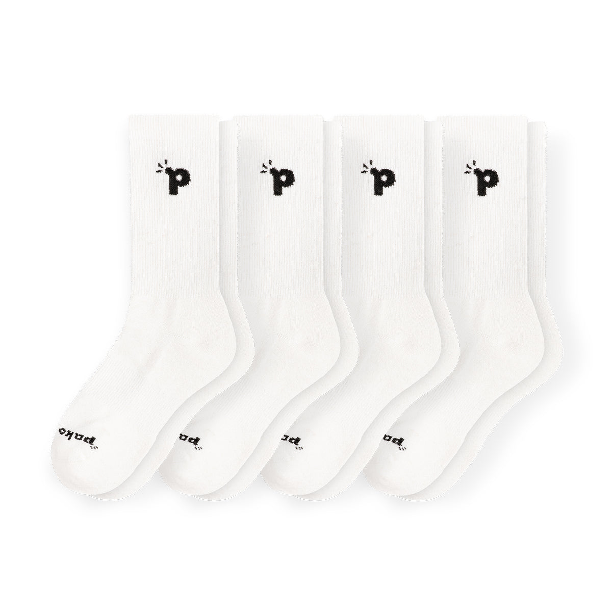 Laden Sie das Bild in den Galerie-Viewer, 4er Pack - pakopako Crew Socken Männer