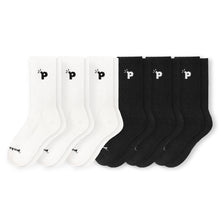 Laden Sie das Bild in den Galerie-Viewer, 6er Pack - pakopako Crew Socken Männer