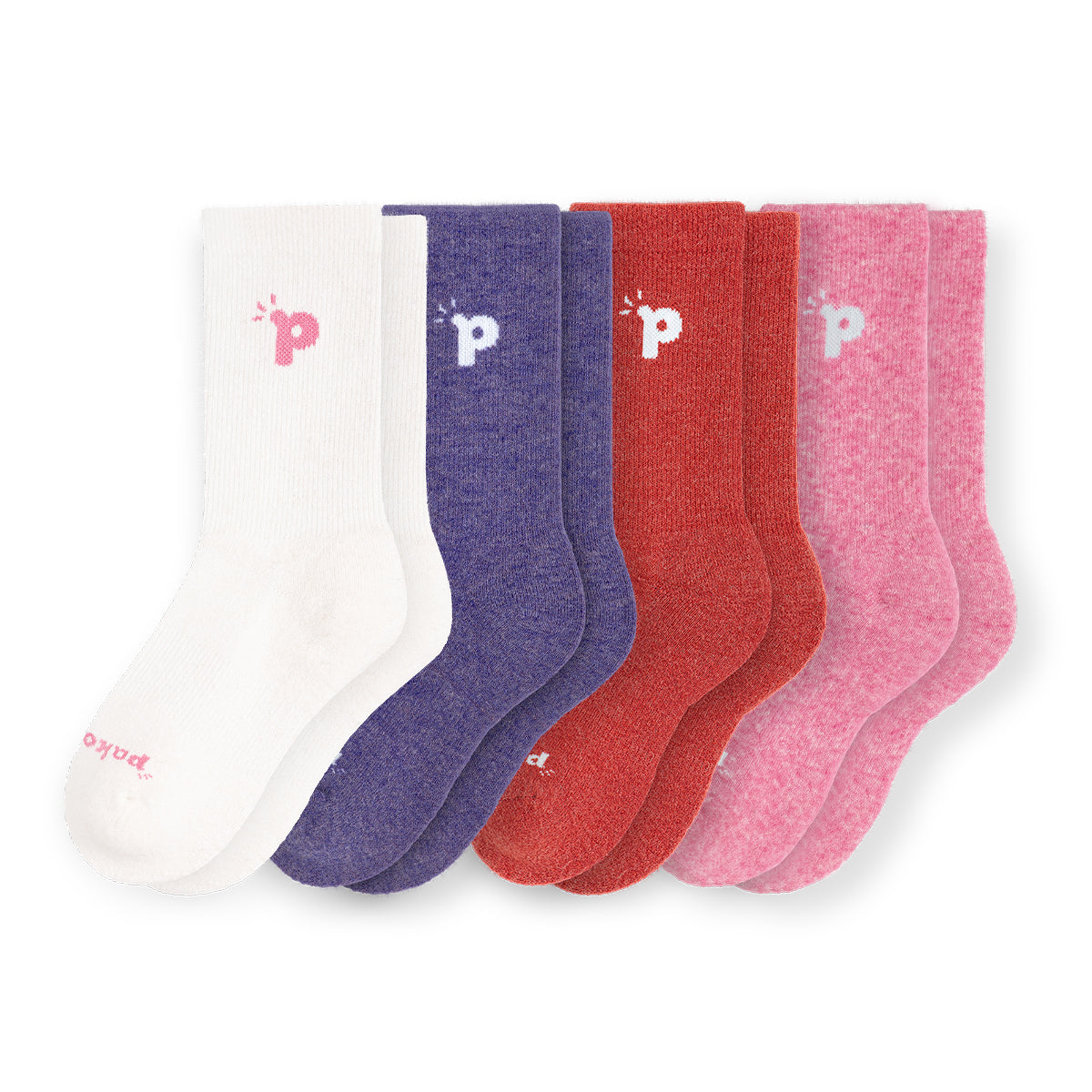 Laden Sie das Bild in den Galerie-Viewer, 4er Pack - pakopako Crew Socken Frauen - pakopako