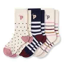 Laden Sie das Bild in den Galerie-Viewer, 3er Pack - pakopako Alpaka Crew Socken Frauen pakopako
