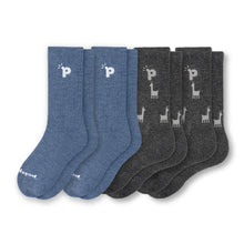 Laden Sie das Bild in den Galerie-Viewer, 4er Pack - pakopako Crew Socken Männer