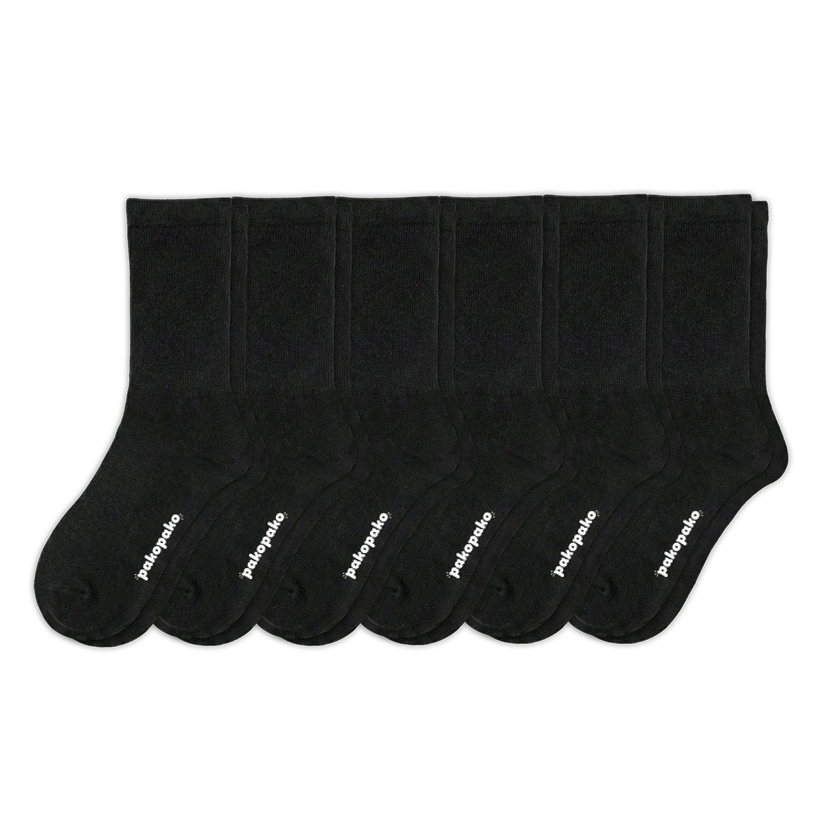 Laden Sie das Bild in den Galerie-Viewer, 6er Pack - pakopako Leichte Alpaka Crew Socken Frauen pakopako