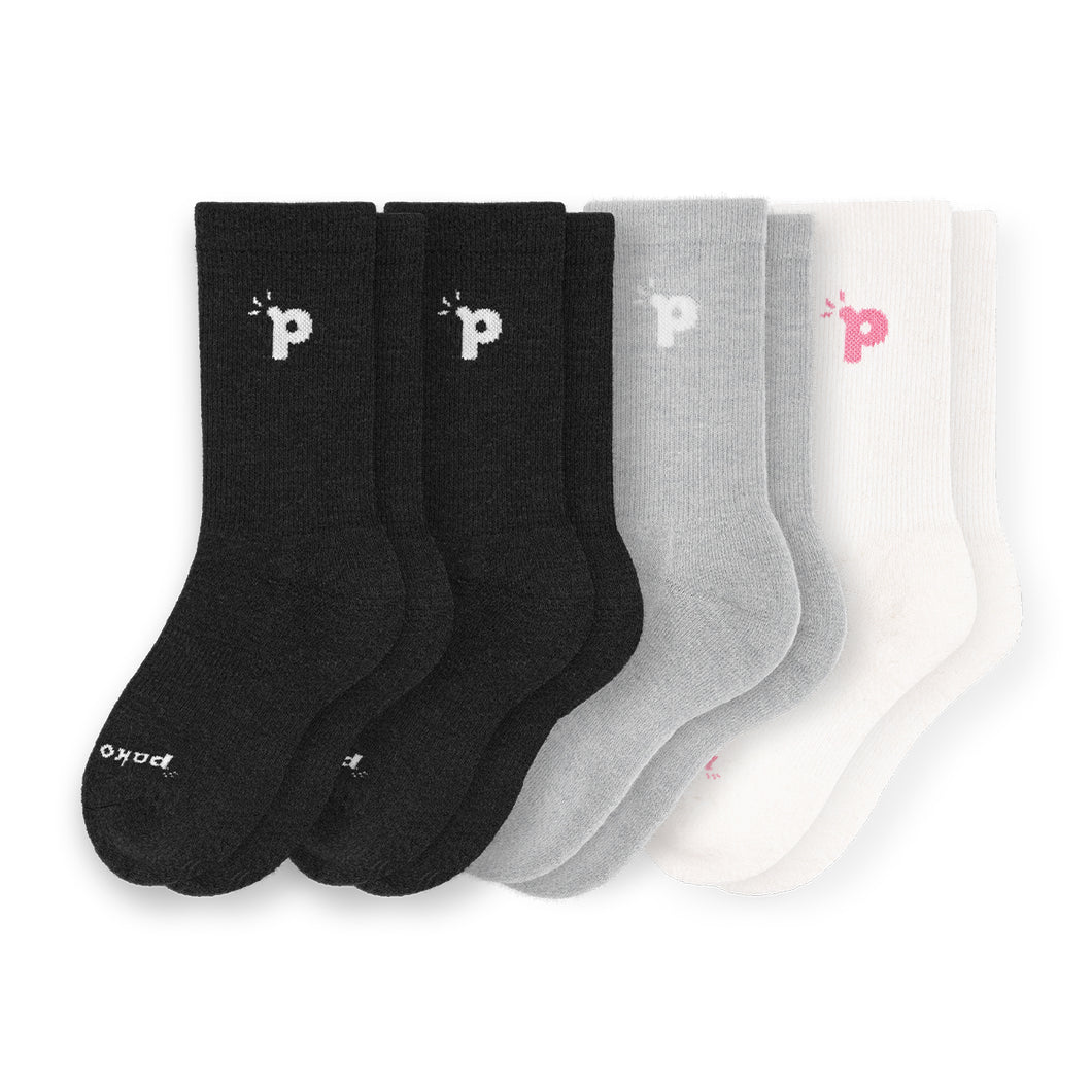 4er Pack - pakopako Crew Socken Frauen