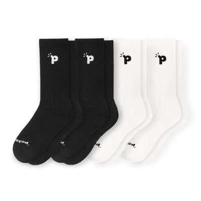 Laden Sie das Bild in den Galerie-Viewer, 4er Pack - pakopako Crew Socken Männer - pakopako