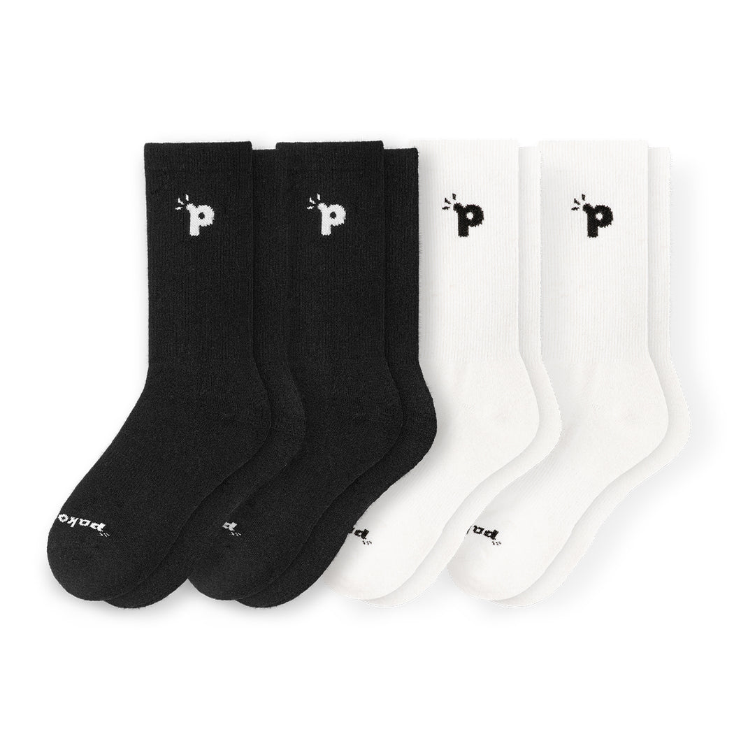 4er Pack - pakopako Crew Socken Männer