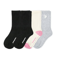 Laden Sie das Bild in den Galerie-Viewer, 4er Pack - pakopako Leichte Alpaka Crew Socken Frauen pakopako