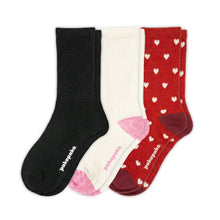 Laden Sie das Bild in den Galerie-Viewer, 3er Pack - pakopako Leichte Alpaka Crew Socken Frauen pakopako