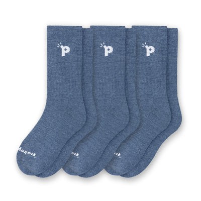 Laden Sie das Bild in den Galerie-Viewer, 3er Pack - pakopako Crew Socken Männer - pakopako