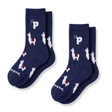 Laden Sie das Bild in den Galerie-Viewer, 2er Pack - pakopako Alpaka Crew Socken Frauen pakopako