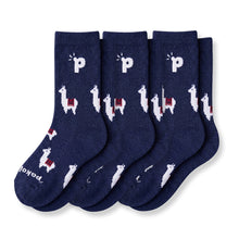 Laden Sie das Bild in den Galerie-Viewer, 3er Pack - pakopako Alpaka Crew Socken Frauen pakopako