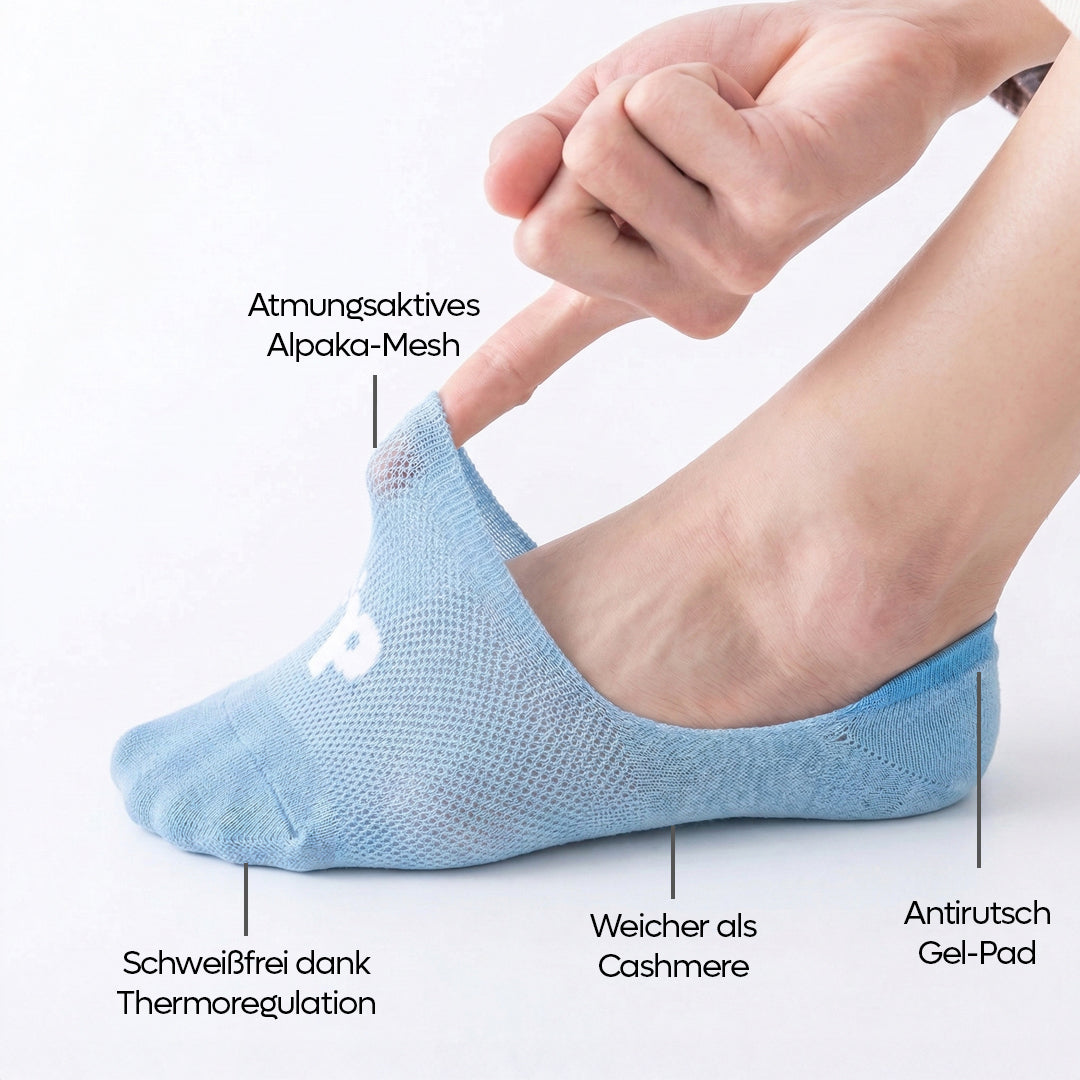 Laden Sie das Bild in den Galerie-Viewer, 4er Pack - pakopako Alpaka Füßlinge Frauen pakopako