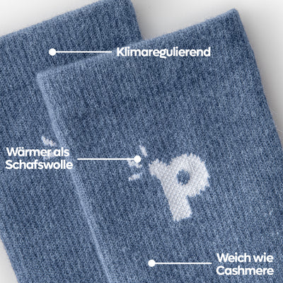 Laden Sie das Bild in den Galerie-Viewer, 3er Pack - pakopako Crew Socken Männer - pakopako