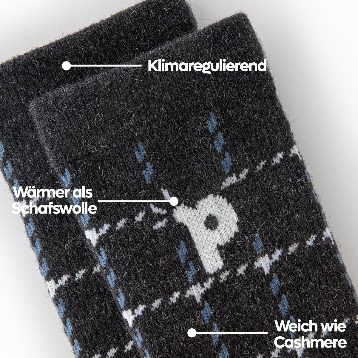 Laden Sie das Bild in den Galerie-Viewer, 2er Pack - pakopako Crew Socken Männer