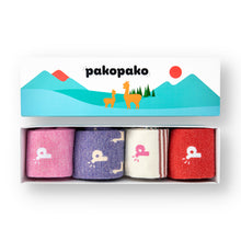 Laden Sie das Bild in den Galerie-Viewer, pakopako Alpakasocken Geschenkbox Männer