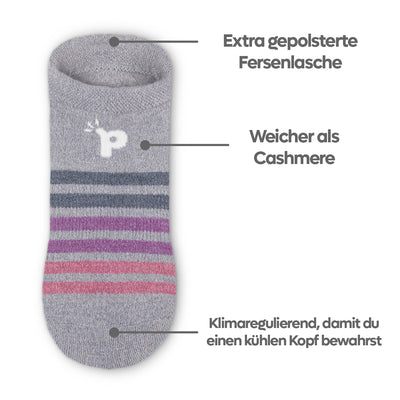 Laden Sie das Bild in den Galerie-Viewer, 2er Pack - pakopako Sneaker Socken Frauen - pakopako
