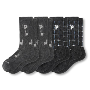 4er Pack - pakopako Crew Socken Männer
