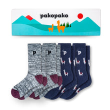Laden Sie das Bild in den Galerie-Viewer, pakopako Alpakasocken Geschenkbox Männer pakopako