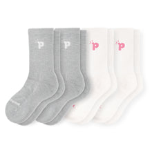 Laden Sie das Bild in den Galerie-Viewer, 4er Pack - pakopako Crew Socken Frauen