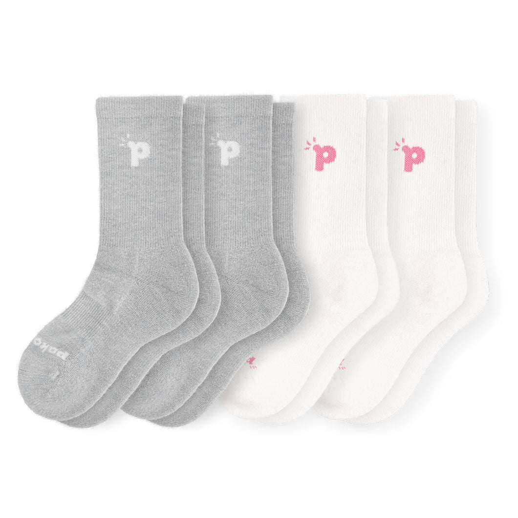 4er Pack - pakopako Crew Socken Frauen