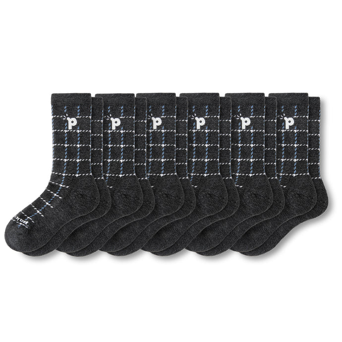 6er Pack - pakopako Crew Socken Männer