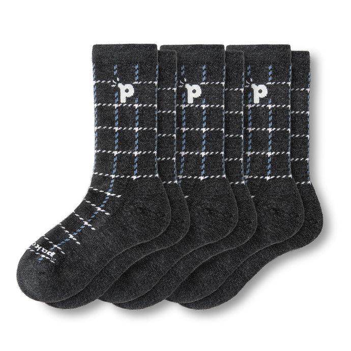 3er Pack - pakopako Crew Socken Männer