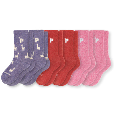 Laden Sie das Bild in den Galerie-Viewer, 6er Pack - pakopako Crew Socken Frauen - pakopako