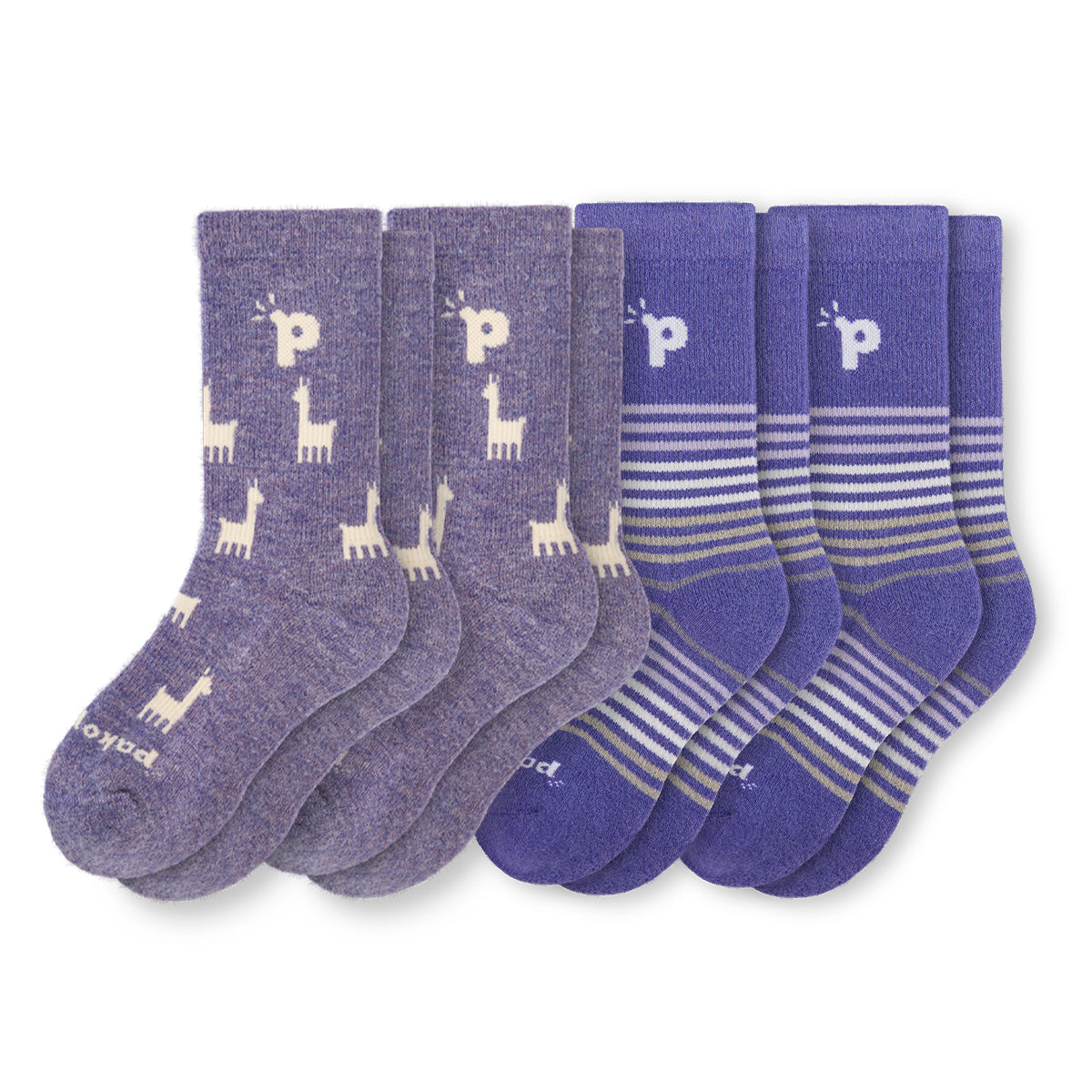 Laden Sie das Bild in den Galerie-Viewer, 4er Pack - pakopako Crew Socken Frauen