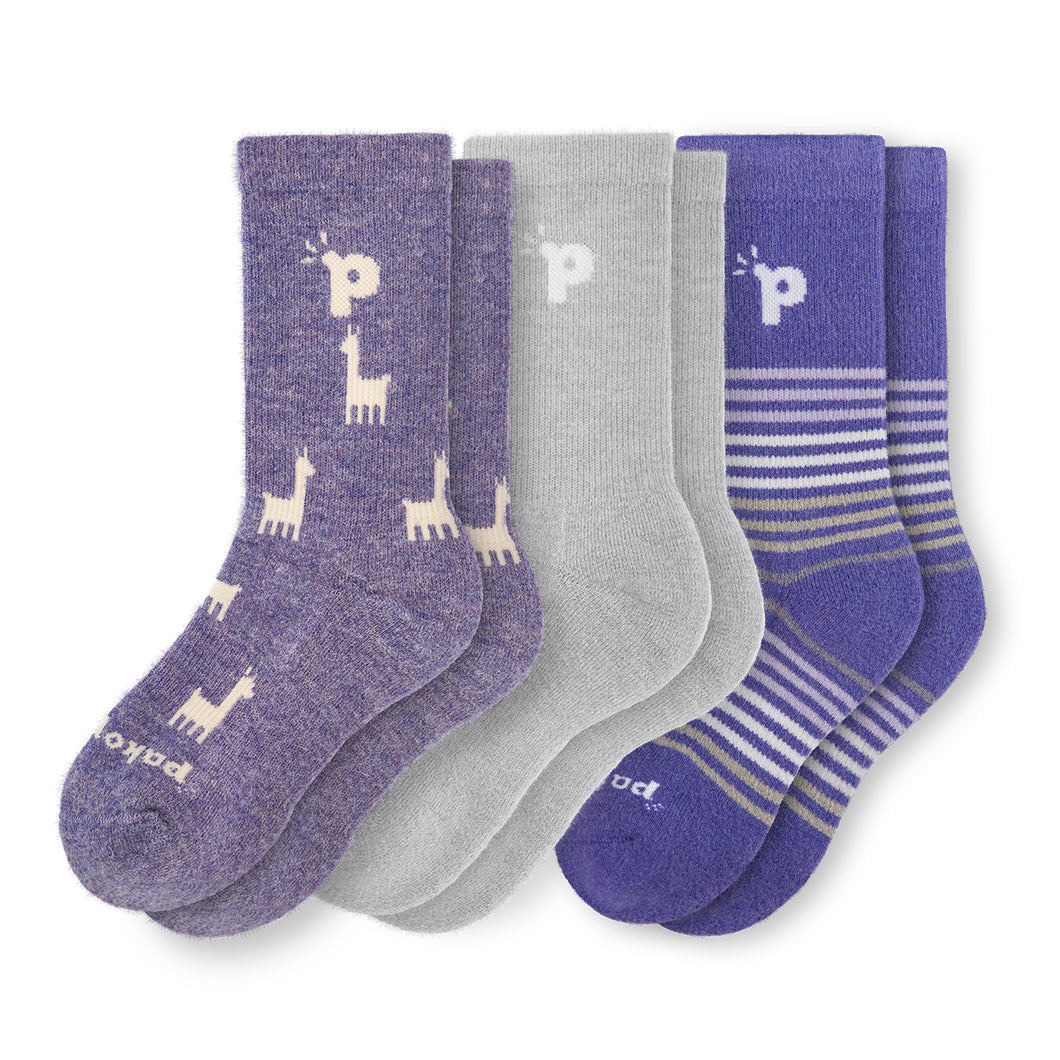 3er Pack - pakopako Crew Socken Frauen