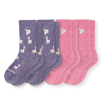 Laden Sie das Bild in den Galerie-Viewer, 4er Pack - pakopako Crew Socken Frauen - pakopako