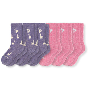 6er Pack - pakopako Crew Socken Frauen