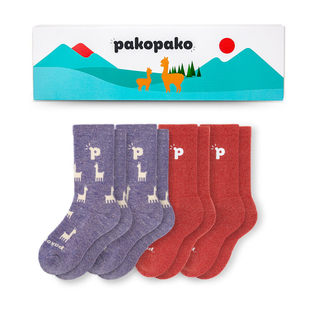 pakopako Alpakasocken Geschenkbox Frauen